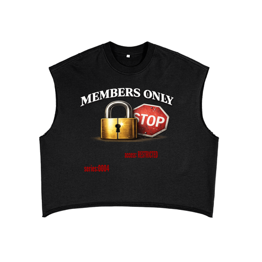 French Terry Boxy Tank Top