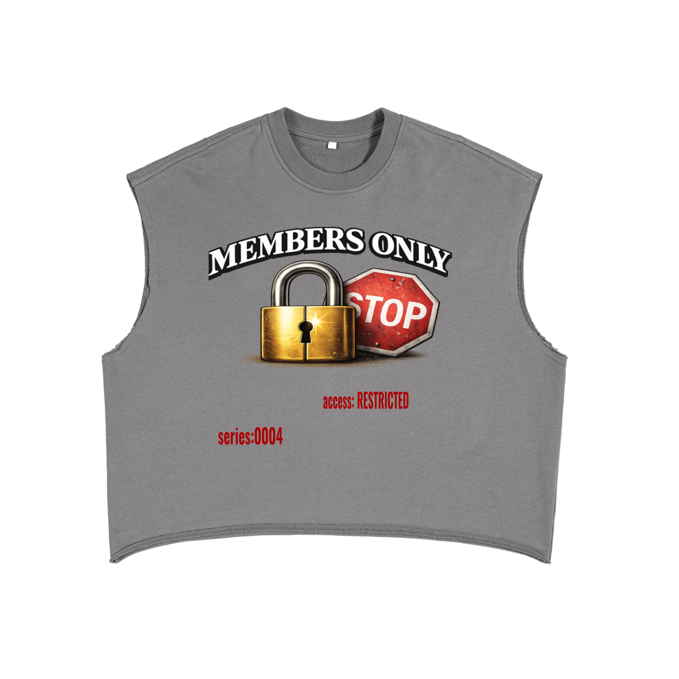 French Terry Boxy Tank Top